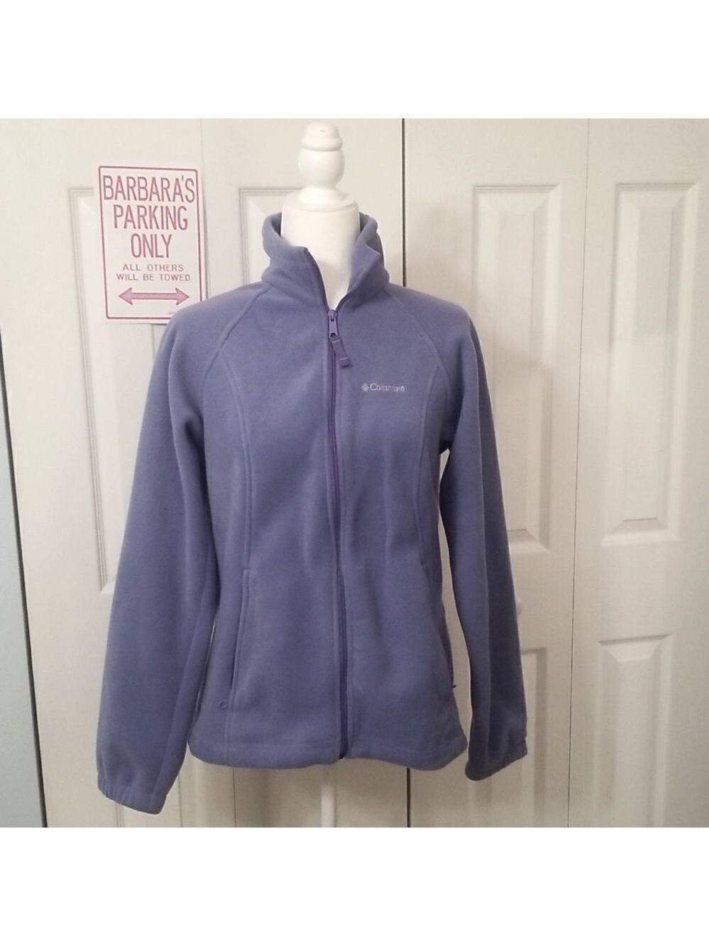 COLUMBIA Carolina Fleece Jacket Blue SZ Medium